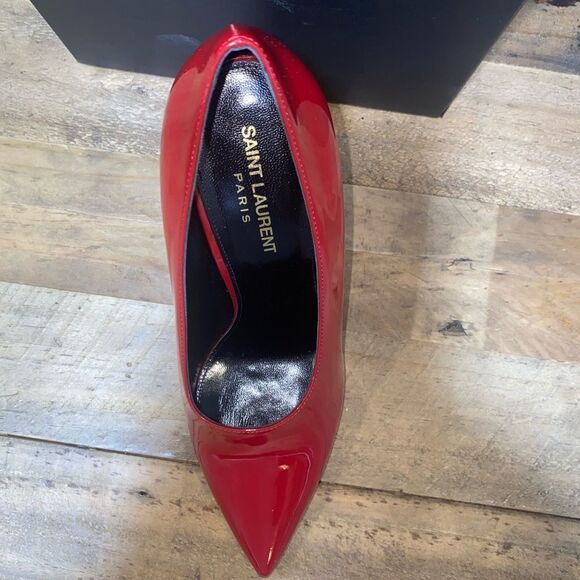 Saint Laurent Teddy Patent Pumps - Picture 7 of 14